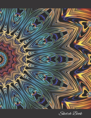 Sketch Book: Kaleidoscope Cover Artist's Sketchbook, 120 Large 8.5