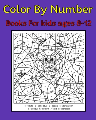 Color By Number Books For kids ages 8-12: 50 Unique Color By Number Design for drawing and coloring Stress Relieving Designs for Adults Relaxation Cre - Global Journal Notebook Publishing