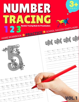 Number Tracing Book for Preschoolers: Trace Numbers 1-20 Practice Workbook for Pre K - Kindergarten, Math Kindergarten Workbook, Number Tracing Books - Roger Wells