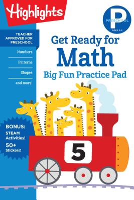 Preschool Get Ready for Math Big Fun Practice Pad - Highlights Learning