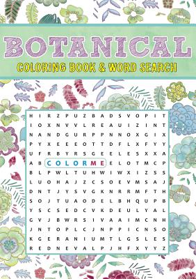 Botanical Coloring Book & Word Search - Editors Of Thunder Bay Press