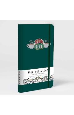 Coperta cărții 'Friends Hardcover Ruled Journal - Insight Editions'
