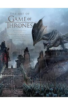 Coperta cărții 'The Art of Game of Thrones, the Official Book of Design from Season 1 to Season 8 - Deborah Riley'