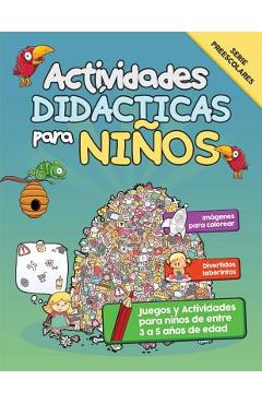 Coperta cărții 'Actividades Did�cticas para Ni�os: Juegos y Actividades para ni�os de entre 3 a 5 a�os de edad - Pasos Primeros'