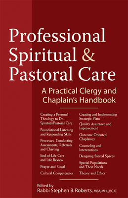 Professional Spiritual & Pastoral Care: A Practical Clergy and Chaplain's Handbook - Nancy K. Anderson