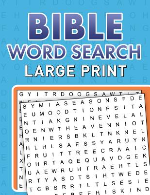 Bible Word Searches Large Print - Compiled By Barbour Staff