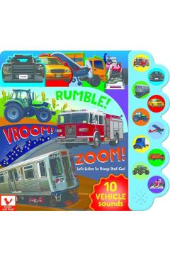 Rumble! Vroom! Zoom!: Let's Listen to Things That Go! - Parragon Books