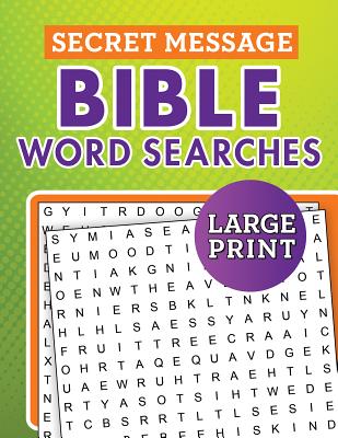 Secret Message Bible Word Searches Large Print - Compiled By Barbour Staff