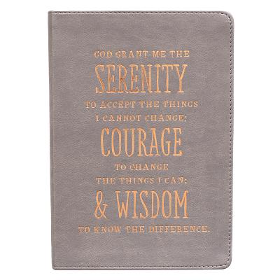 Serenity Prayer Classic Lux-Leather Journal - 