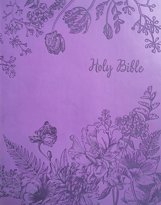 KJV Sword Study Bible Giant Print Designer Purple Ultrasoft Indexed - Whitaker House