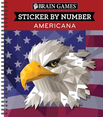 Brain Games Sticker by Number Americana - Publications International