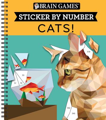 Brain Games Sticker by Number Cats! - Publications International