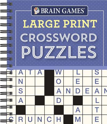 Brain Games Large Print Crossword Puzzles - Publications International