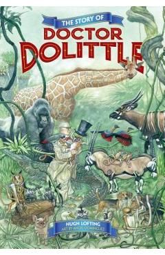 Coperta cărții 'The Story of Doctor Dolittle - Hugh Lofting'