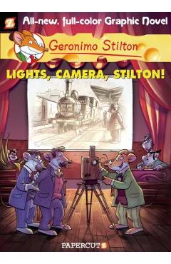 Poza produsului Geronimo Stilton Graphic Novels #16: Lights, Camera, Stilton! - Geronimo Stilton