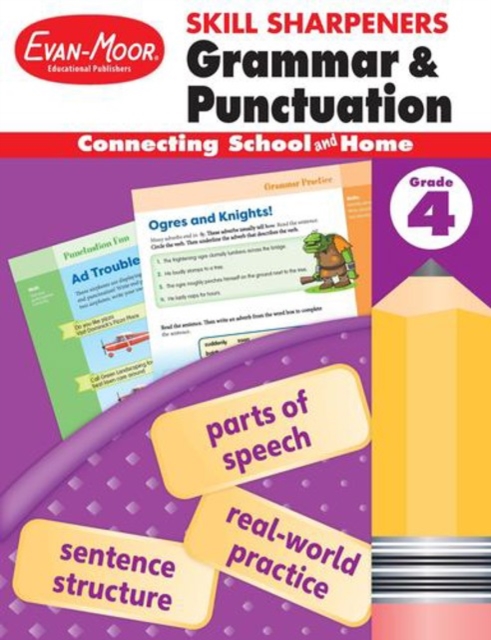 Skill Sharpeners Grammar and Punctuation, Grade 4 - Evan-moor