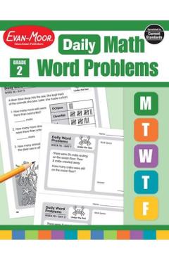Daily Word Problems, Grade 2 - Evan-moor