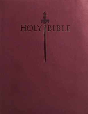 King James Version Easy Read Sword Value Thinline Bible Personal Size Burgundy Ultrasoft - Whitaker House