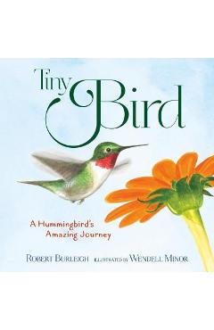 Coperta cărții 'Tiny Bird: A Hummingbird's Amazing Journey - Robert Burleigh'