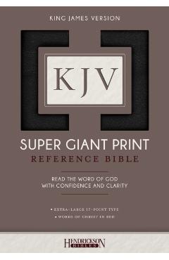 KJV Super Giant Print Bible - Hendrickson Bibles