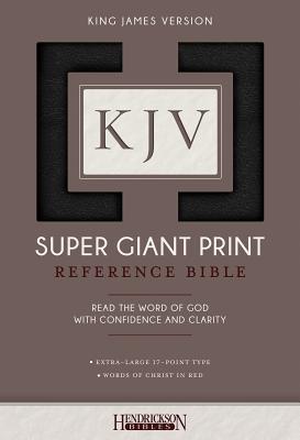 KJV Super Giant Print Bible - Hendrickson Bibles