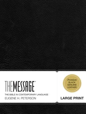 Message Large Print Bible-MS - Eugene H. Peterson