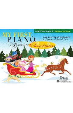 Coperta cărții 'My First Piano Adventure Christmas for the Young Beginner - Nancy Faber'