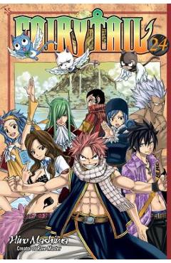 Coperta cărții 'Fairy Tail V24 - Hiro Mashima'