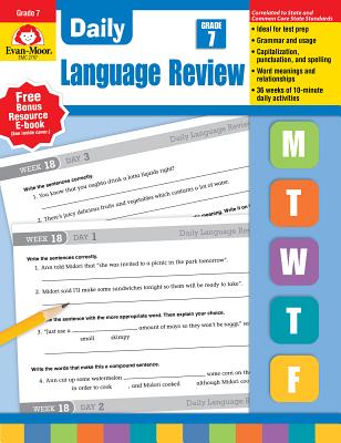Daily Language Review, Grade 7 Te - Evan-moor Educational Publishers