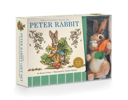The Peter Rabbit Plush Gift Set: The Classic Edition Board Book + Plush Stuffed Animal Toy Rabbit Gift Set [With Peter Rabbit Plush] - Charles Santore
