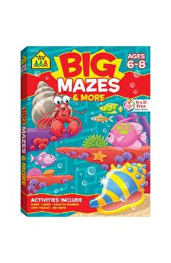 Coperta cărții 'Big Mazes & More - School Zone Staff'