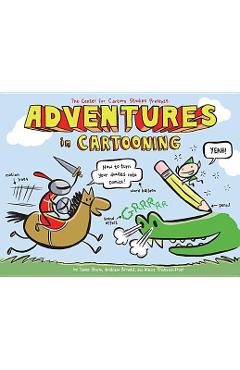 Coperta cărții 'Adventures in Cartooning - James Sturm'