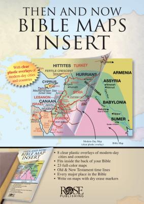 Then and Now Bible Maps Insert - Rose Publishing
