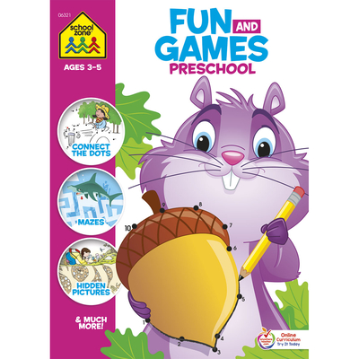 Fun & Games Preschool Ages 3-5 - School Zone Publishing