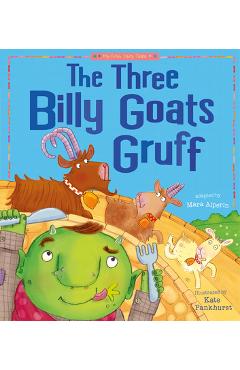 Coperta cărții 'The Three Billy Goats Gruff - Tiger Tales'