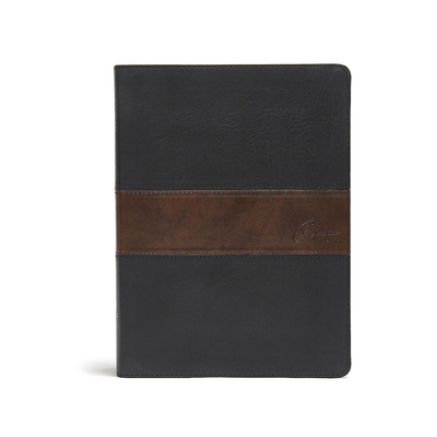 CSB Spurgeon Study Bible, Black/Brown Leathertouch(r) - Csb Bibles By Holman