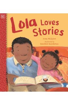 Coperta cărții 'Lola Loves Stories - Anna Mcquinn'