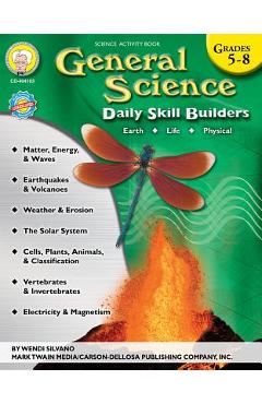 Coperta cărții 'General Science, Grades 5 - 8 - Wendi Silvano'