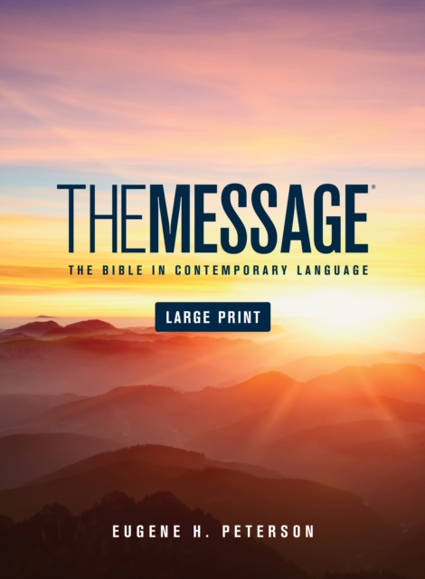 Message Bible-MS-Large Print Numbered - Eugene H. Peterson