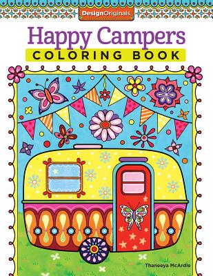 Happy Campers Coloring Book - Thaneeya Mcardle