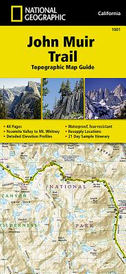 John Muir Trail Topographic Map Guide - National Geographic Maps