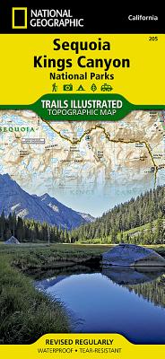 Sequoia and Kings Canyon National Parks - National Geographic Maps