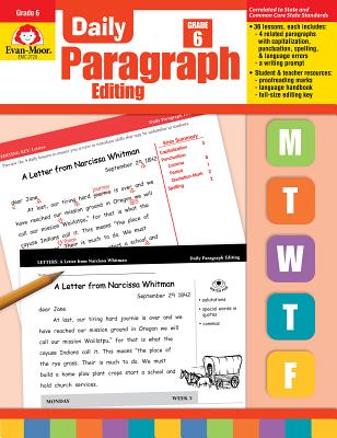 Daily Paragraph Editing Grade 6+ - Evan-moor Educational Publishers