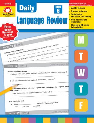 Daily Language Review Grade 6+ - Evan-moor Educational Publishers