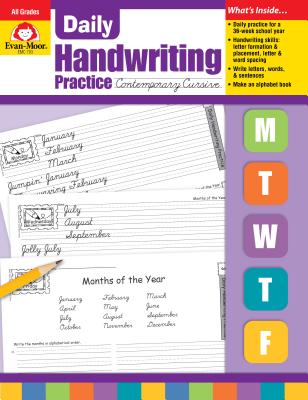 Daily Handwriting Contemporary Cursive - Evan-moor Educational Publishers