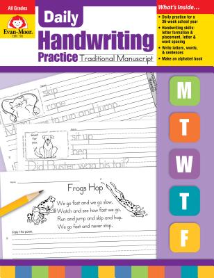 Daily Handwriting Traditional Manuscript - Evan-moor Educational Publishers