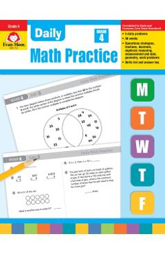 Daily Math Practice, Grade 4 - Evan-moor Educational Publishers