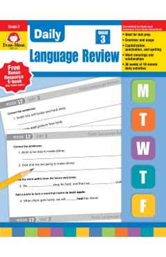 Daily Language Review Grade 3 - Evan-moor Educational Publishers