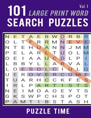 101 Large Print Word Search Puzzles - Puzzle Time