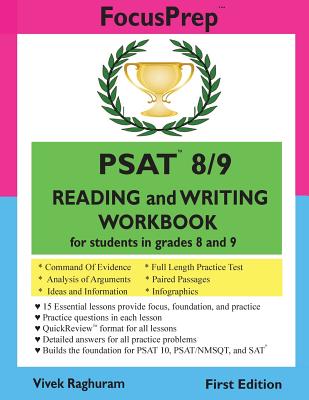 PSAT 8/9 READING and WRITING Workbook: for students in grades 8 and 9 - Vivek Raghuram
